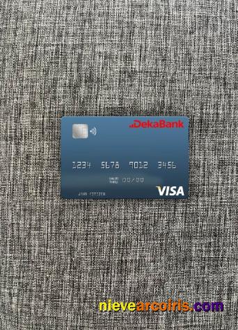 Germany Deka Bank visa card photolook